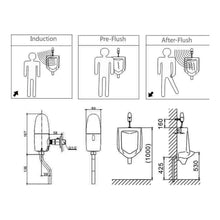 Cargar imagen en el visor de la galería, GL-1032-E Fluxómetro - Mingitorio