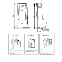 Cargar imagen en el visor de la galería, GL-7101-E Mingitorio de cerámica