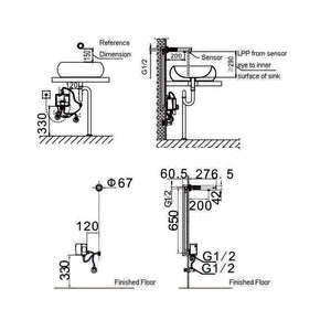 GL-2151-E - Regen - Llave automática a pared