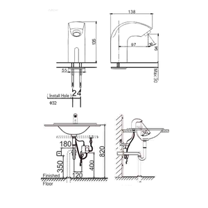 GL-2141-E Yung Llave automática
